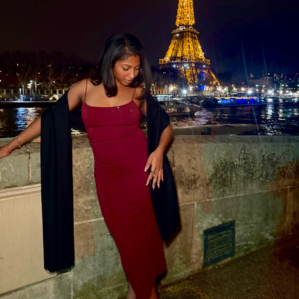 Zara Burgundy Dress